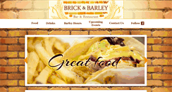 Desktop Screenshot of brickandbarleygf.com